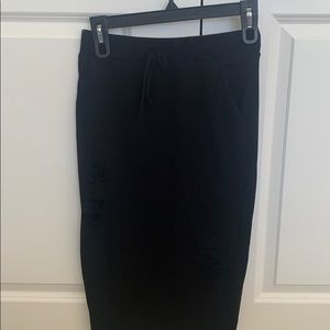 Fashion Nova Ripped high waisted skirt